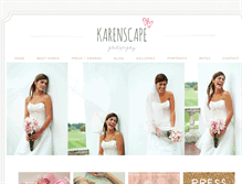 Tablet Screenshot of karenscape.com